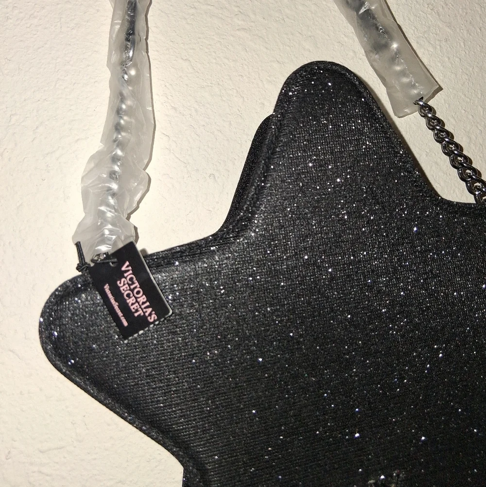 New With Tags Victoria Secret Shinny Star Bag - Picture 3 of 6